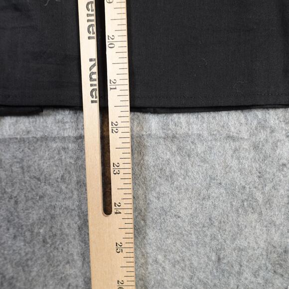 Reformation Top Womens Large NWT Livvy in Black Peasant Lace Detail V-Neck Puff - Picture 11 of 12